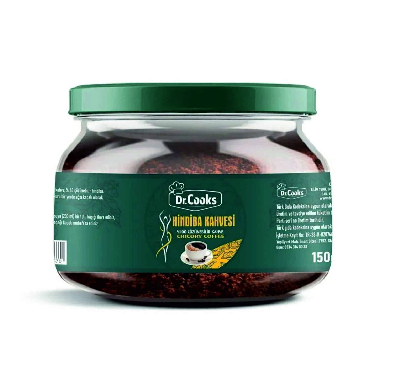 Dr Cooks Hindiba Detox Kahve Detoks Diyet Türk Kahvesi 1 Aylık - (60 KULLANIM) Net 150gr