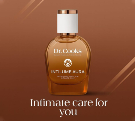 Dr. Cooks IntiLume Aura – Kadın İntim Bölge Parfümü, Postbiyotik, Koku Önleyici ve pH Dengeli